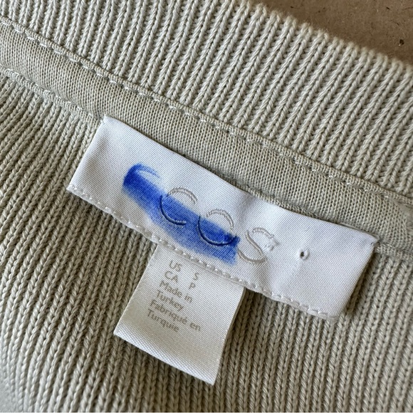 COS Men's Ribbed Sweatshirt - Picture 5 of 7